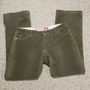 Guess Jean's olive green size 30 corduroy pants
